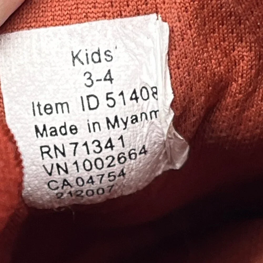 LL Bean Kids' Airlight Slippers ankle strap 3-4
